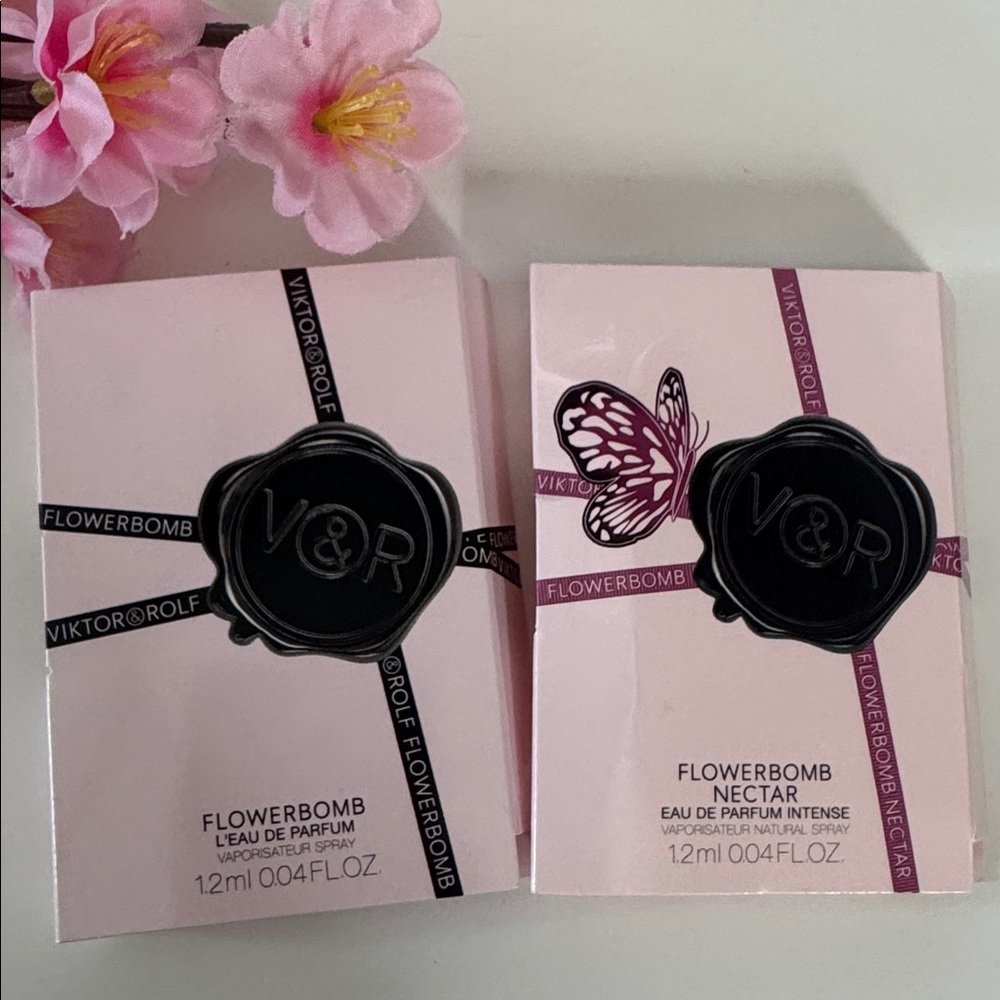 Viktor & Rolf Flowerbomb and Nectar Fragrance Set Bundle brand new NWT BNIP